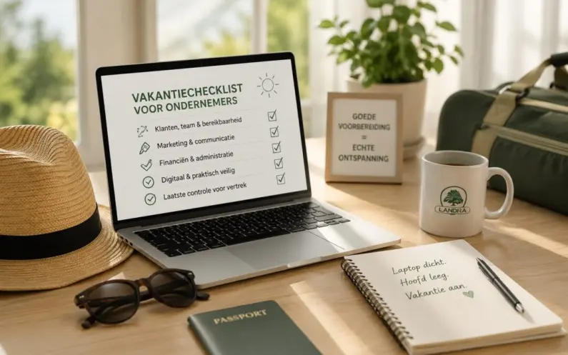 Met een gerust hart op vakantie als ondernemer